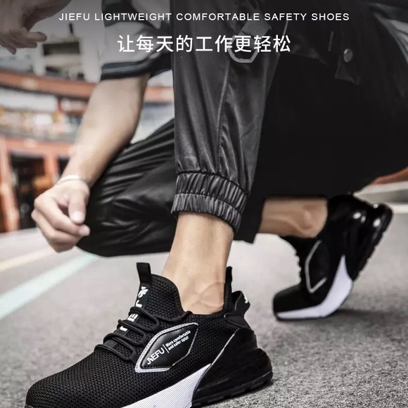 Men's work shoes with anti-slip steel toe cap - Picture 7 of 12